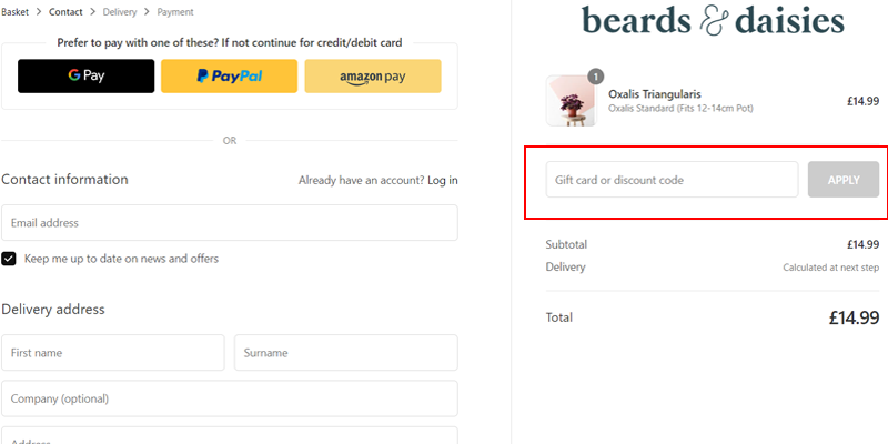 beards and daisies discount code