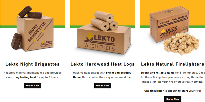 lekto wood fuels night briquettes